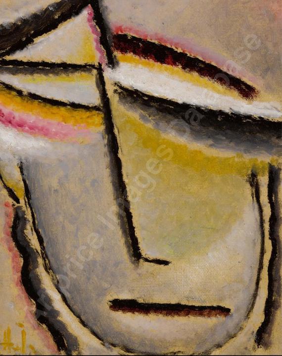 ALEXEJ VON JAWLENSKYAbstrakter Kopf (abs...