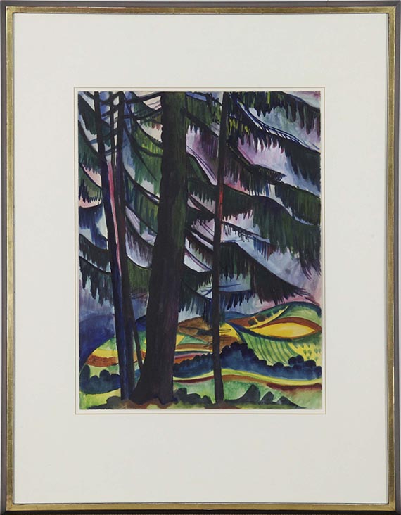 Conrad Felixmüller - Waldrand - Cornice