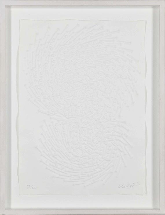 Günther Uecker - Doppelspirale - Cornice