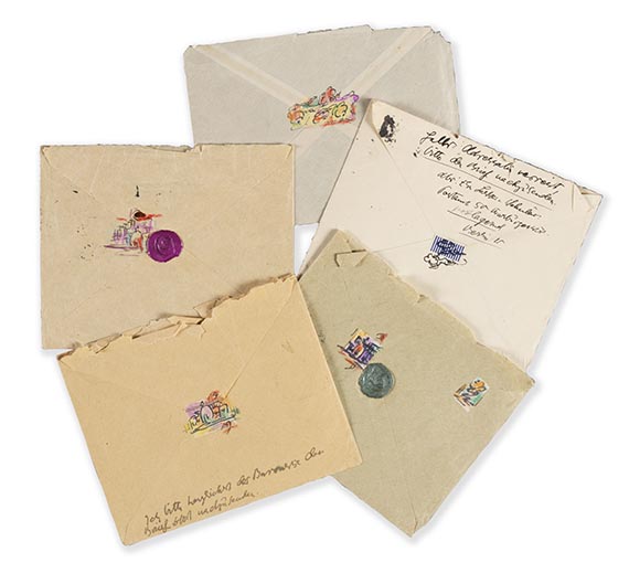 Else Lasker-Schüler - 6 eigh. Brief an Lucy von Goldschmidt-Rothschild - Hebräische Balladen - Altre immagini