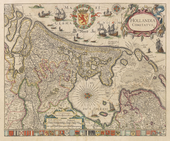 Willem Janszoon Blaeu - Hollandia comitatus