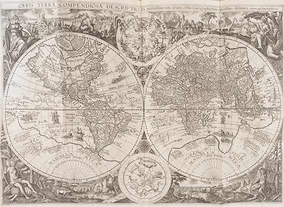Jan Huygen van Linschoten - Navigatio ac itinerarium in orientalem. - Descriptio totius Guineae. 2 Teile in 1 Band - Altre immagini