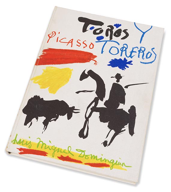 Pablo Picasso - Torros y toreros. Mit Widm. u. Orig.-Zeichn.: Pour Annelise, 21 10 64. - Altre immagini