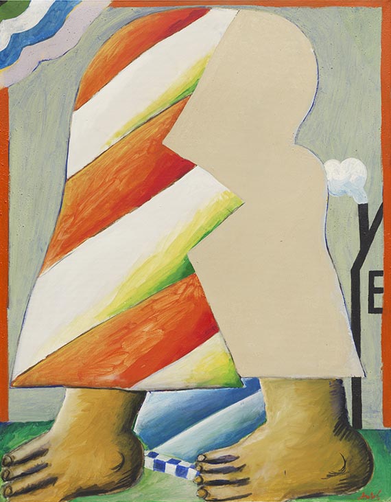 Horst Antes - Erbacher Maskierte Figur
