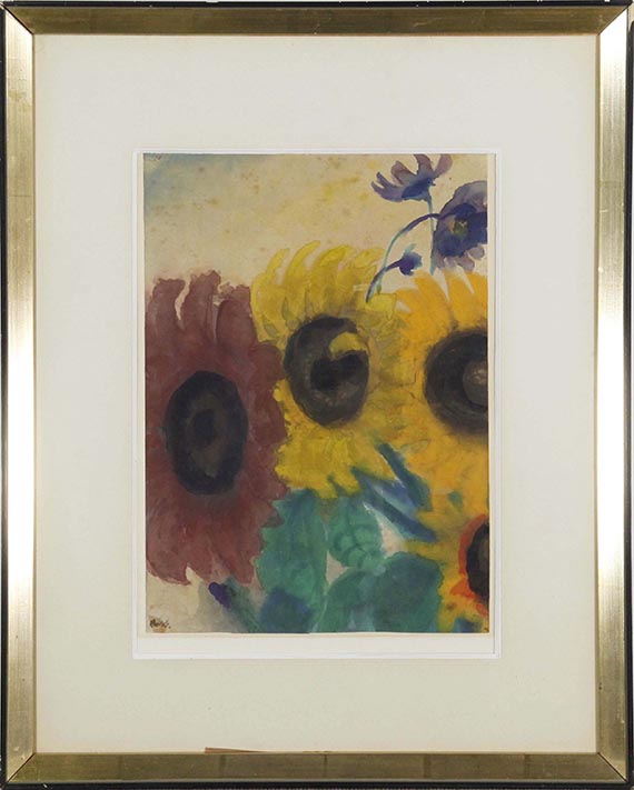 Emil Nolde - Sonnenblumen - Cornice