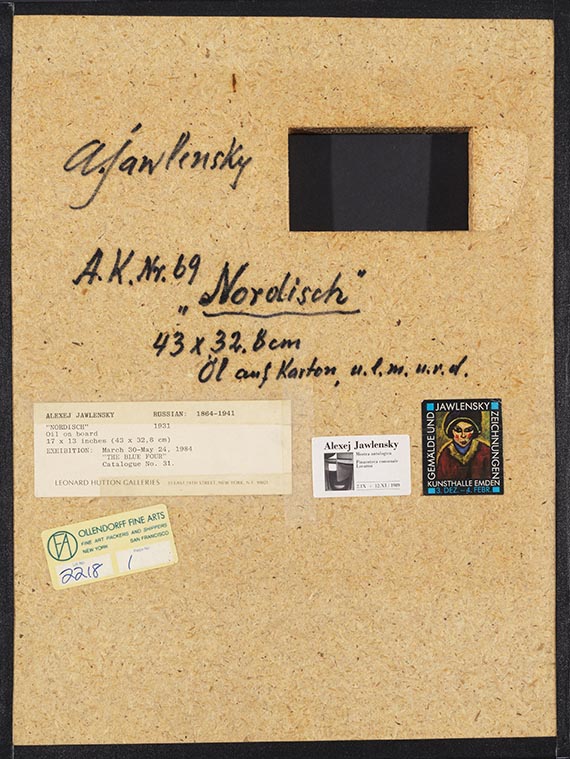 Alexej von Jawlensky - Nordisch (Großer Abstrakter Kopf) - Altre immagini