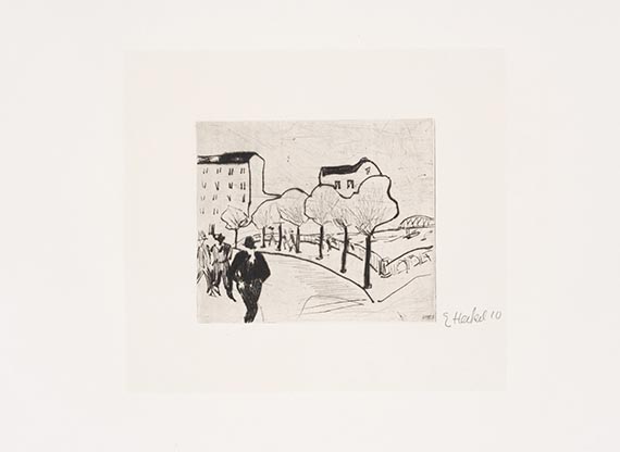 Erich Heckel - 6. Jahresmappe der Künstlergruppe ”Brücke”, gewidmet Erich Heckel - Altre immagini