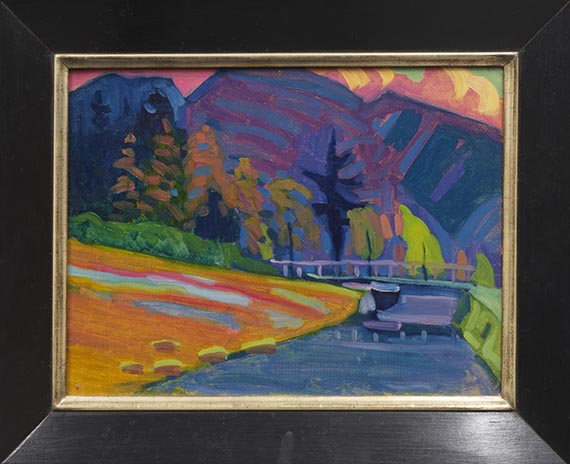Wassily Kandinsky - Bei Oberau - Cornice
