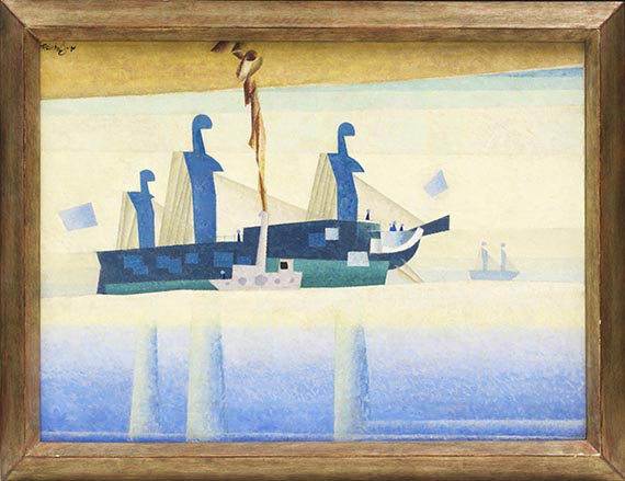 Lyonel Feininger - Hulks - Cornice