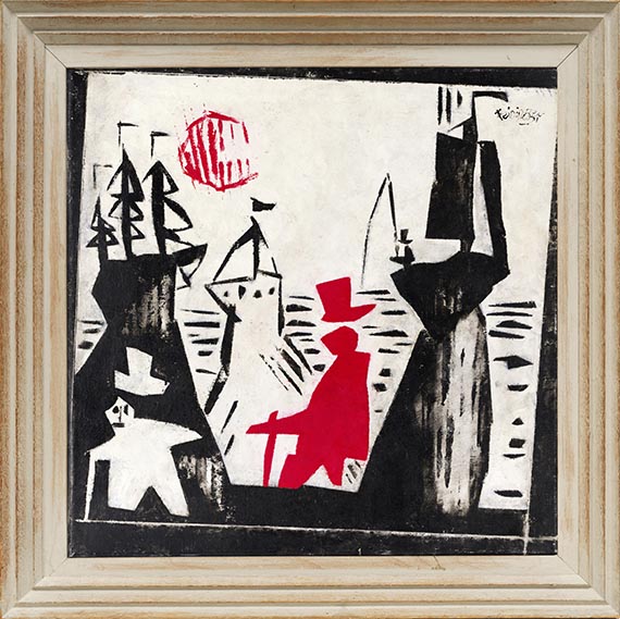 Lyonel Feininger - At the Sea-Side, Panel I - Cornice