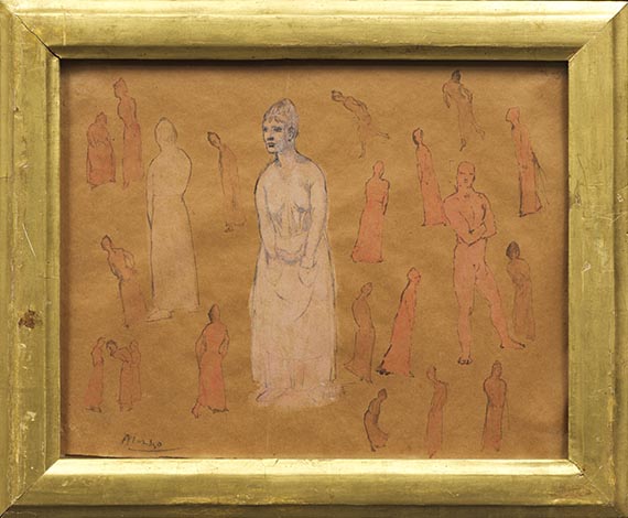 Pablo Picasso - Études de personnages - Cornice