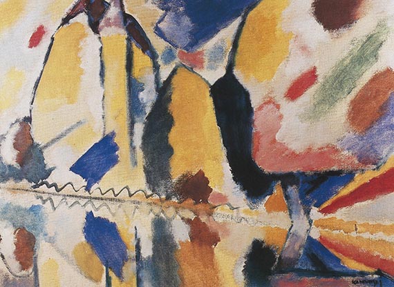 Illustration  for: Wassily Kandinsky, Herbst II (Autumn II), 1912, oil on canvas, Phillips Collection, Washington.
