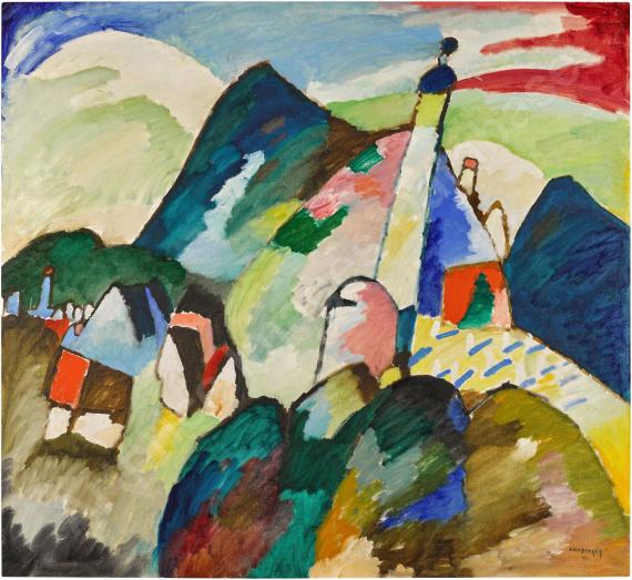 WASSILY KANDINSKYMurnau mit Kirche II...