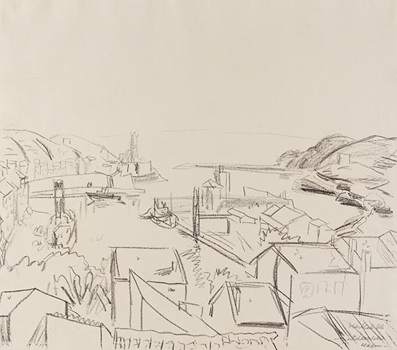 Erich Heckel - Südlicher Hafen (Port Vendres)