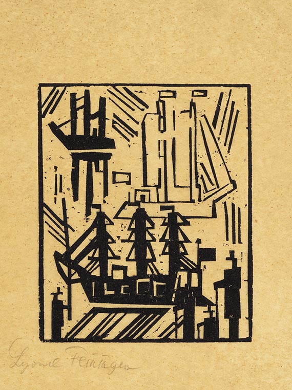 Lyonel Feininger - Marine (mit Reeder)