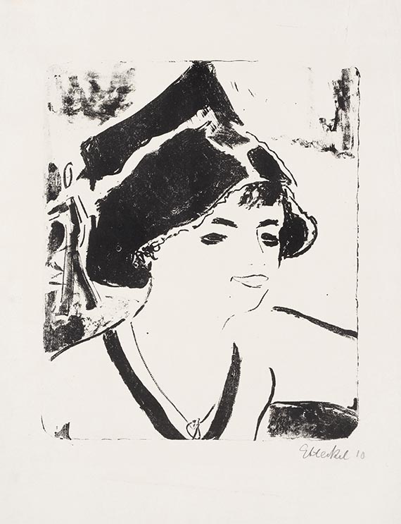Erich Heckel - A Girl