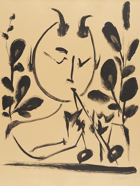 Pablo Picasso - Faune aux branchages