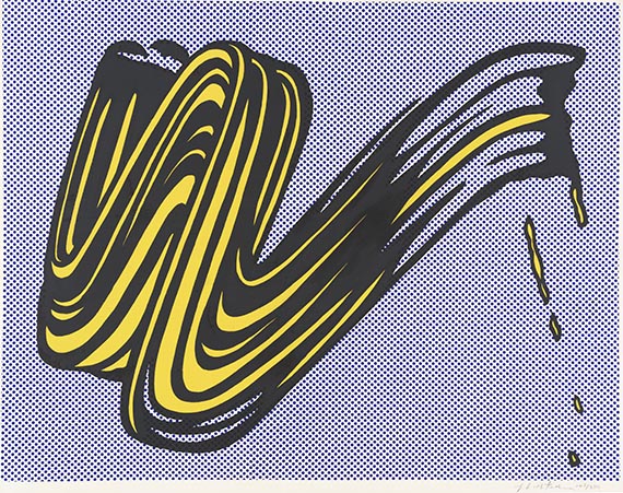Roy Lichtenstein - Brushstroke