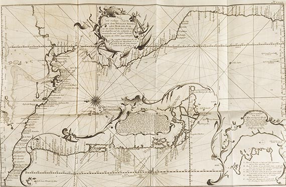   - Allgemeine Historie der Reisen zu Wasser und zu Lande. Bd. IX-XVIII in 5 Bdn.