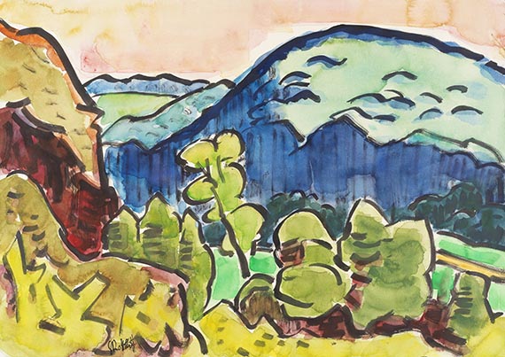 Karl Schmidt-Rottluff - Am Lorsbachtal