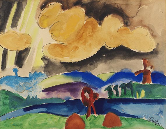 Karl Schmidt-Rottluff - Die Windmühle