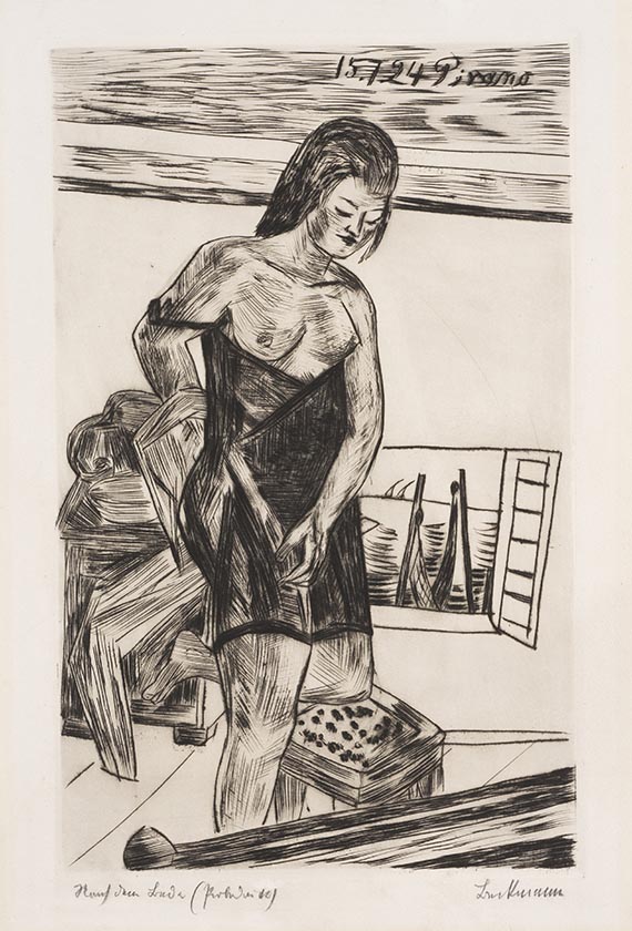 Max Beckmann - Badekabine