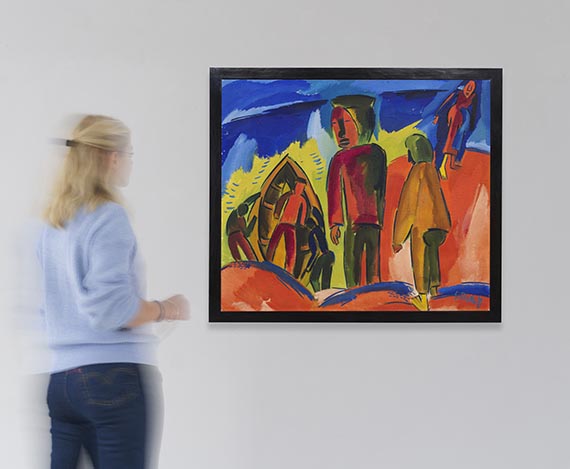 Karl Schmidt-Rottluff - Fischer auf der Düne - Altre immagini